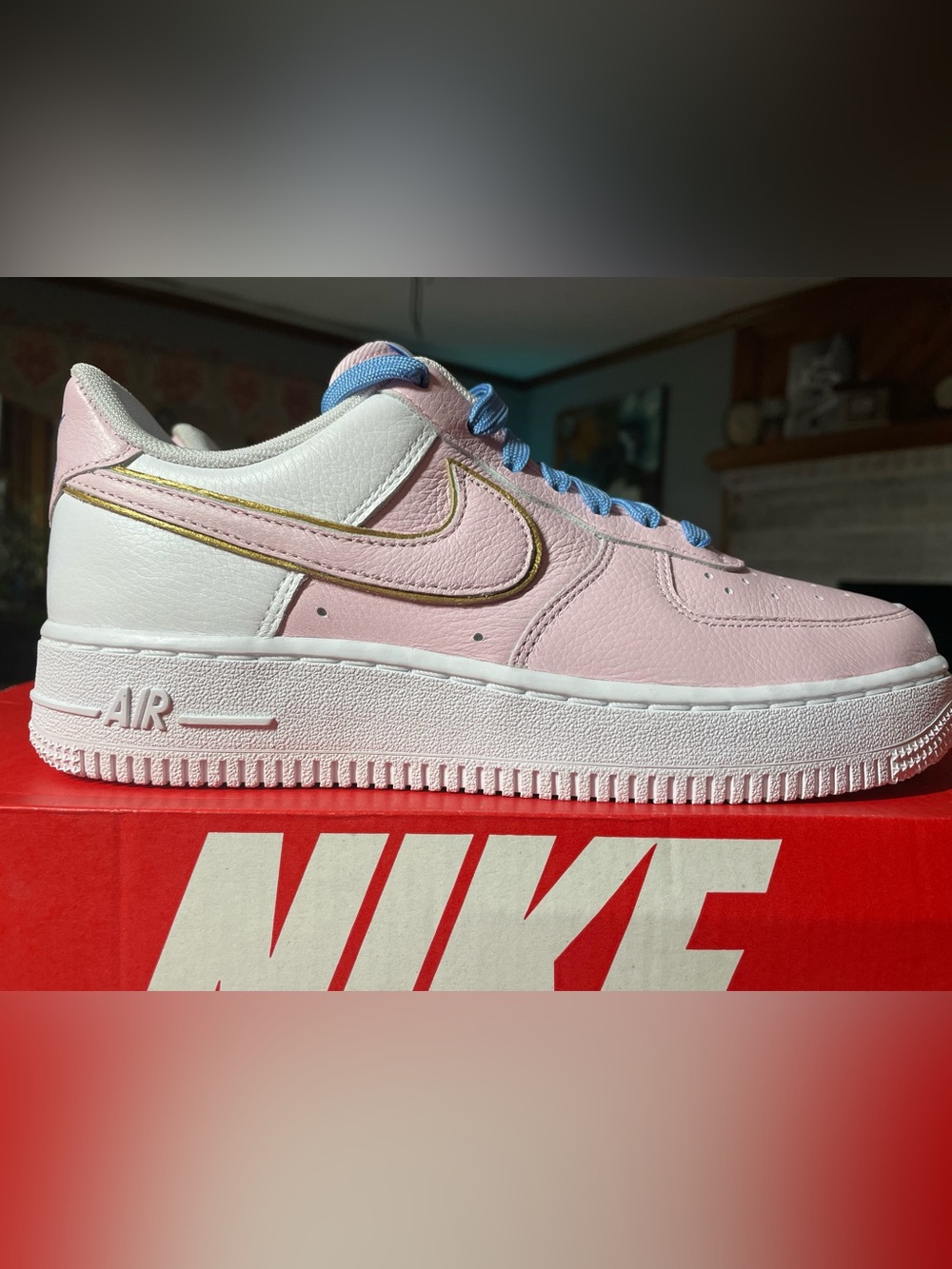 Nike Air Force 1 “By You” Custom made of high quality leather on Website.  
6.5W